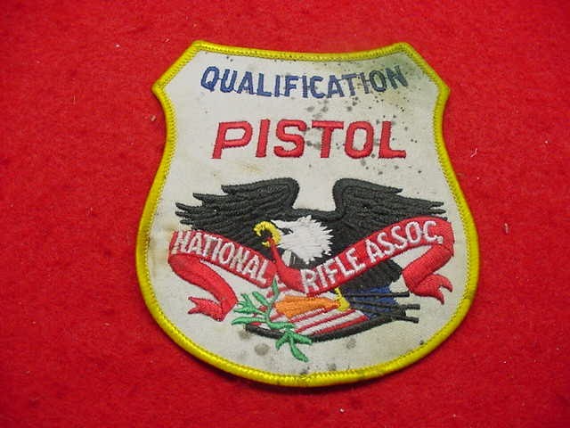 National Rifle Association- Qualification Pistol Patch-