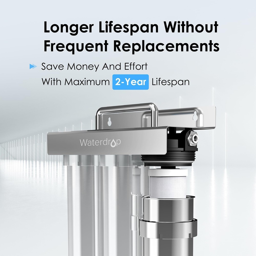 Waterdrop C3 Under Sink Carbon Water Filter TST-UF Replacement