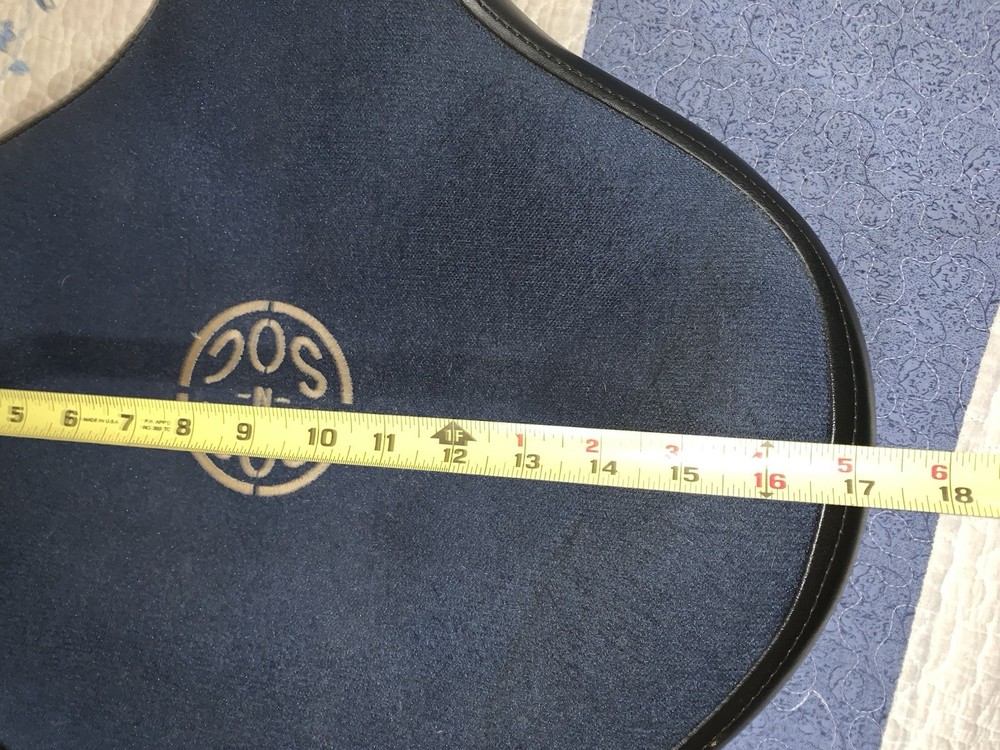 ROC-N-SOC Nitro Gas Drum Throne Saddle, Blue *Saddle Only*