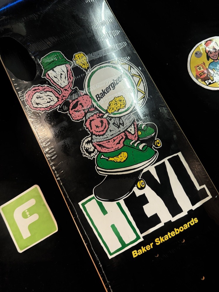 RARE Shane Heyl Bakergizer Bunny Baker Skateboard Deck Pro Model