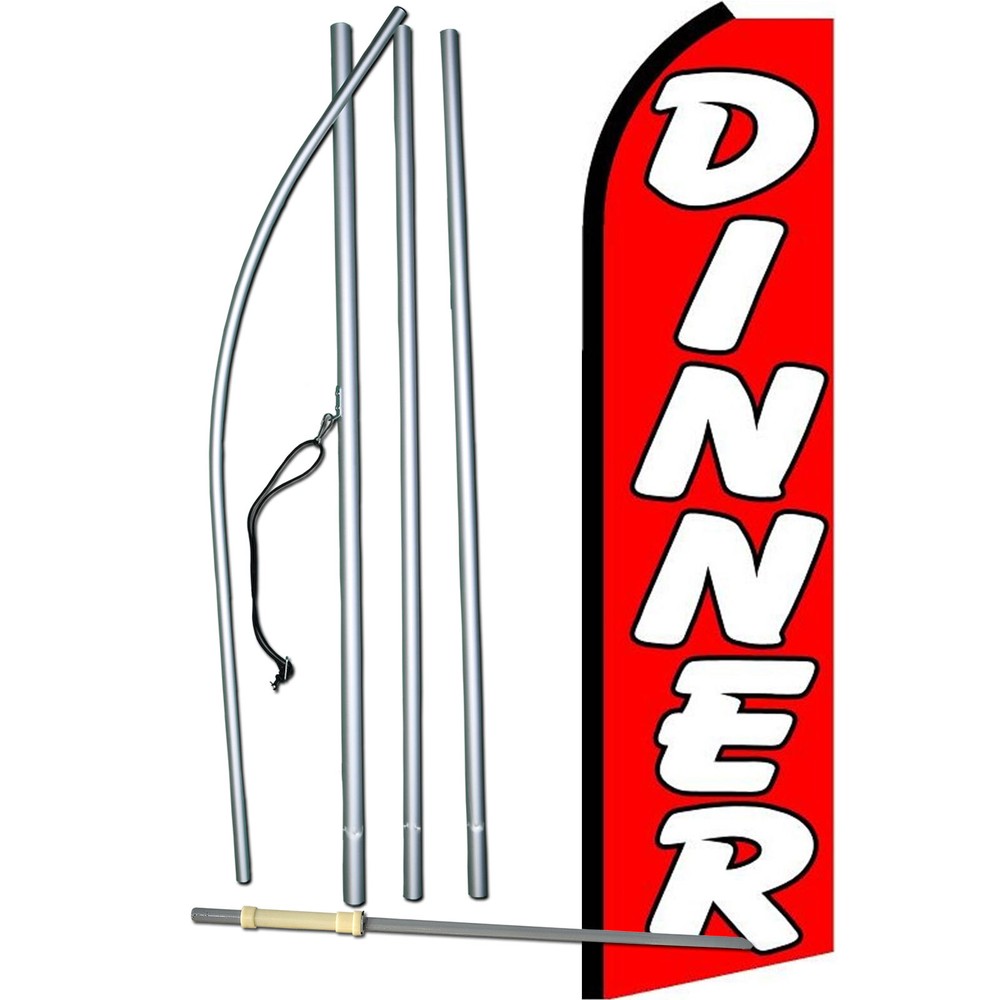 Dinner Complete Swooper Flag Bundle