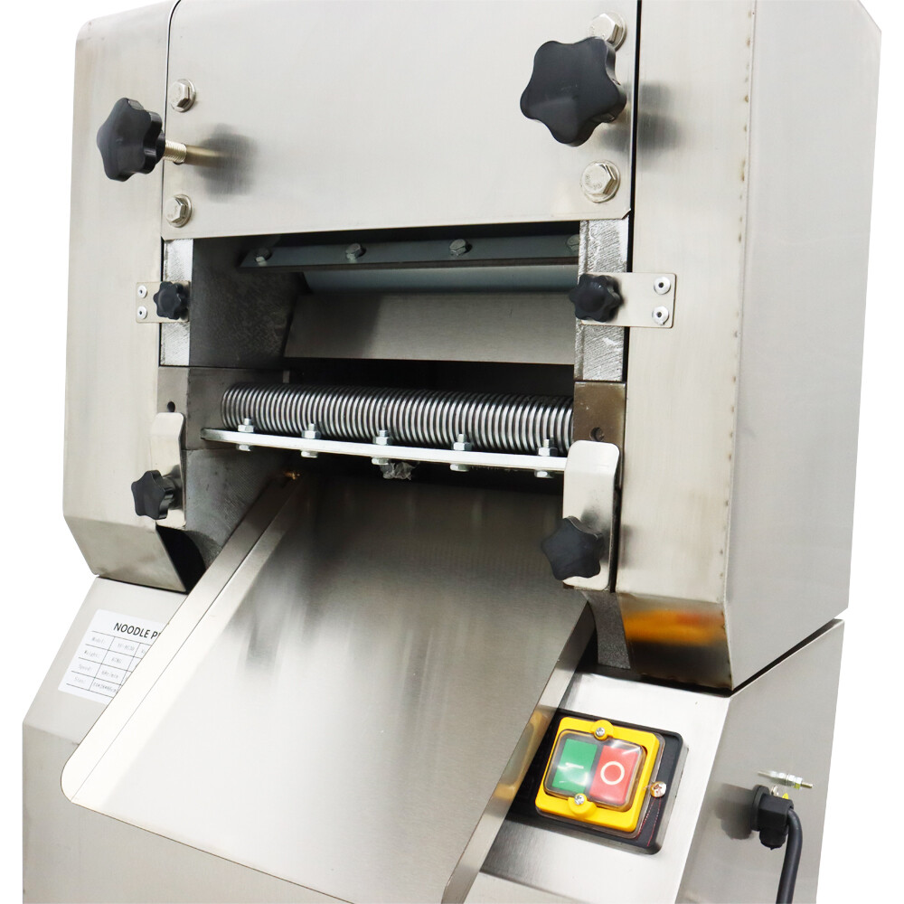 Commercial Dough Roller Noodle Maker Dumpling Wrapper Press with 1mm 2mm Cutter