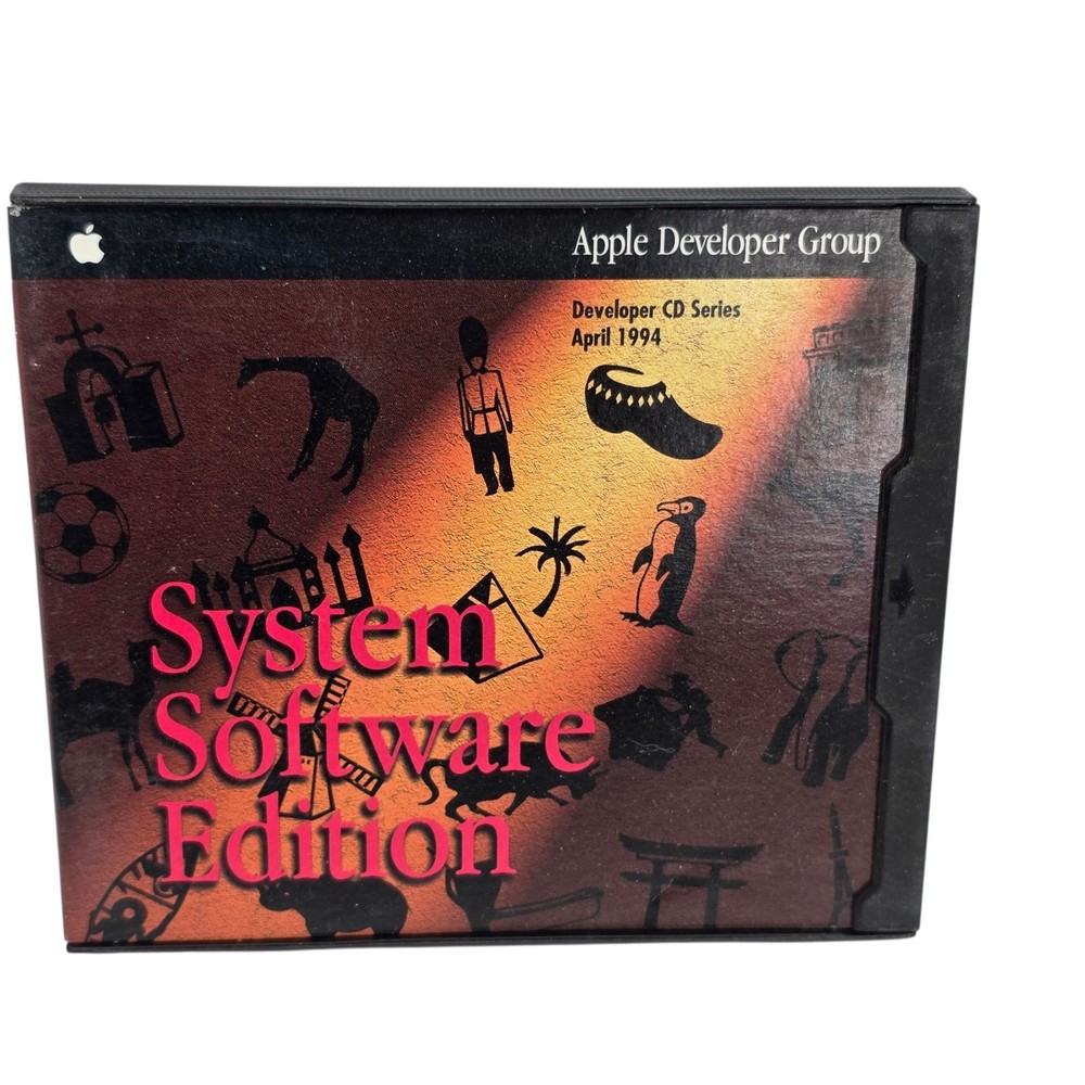 1994 Apple Developer CD System Software Edition April Vintage Mac PowerPC SDK
