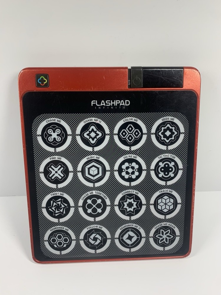 FLASHPAD INFINITE Red Touchscreen Electronic Lighted Sensory Game Works 33800
