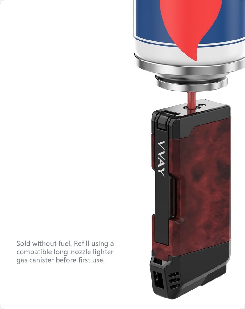 Pipe Lighter - Pipe Lighter for Smoking Tobacco, Soft Flame Butane Lighter