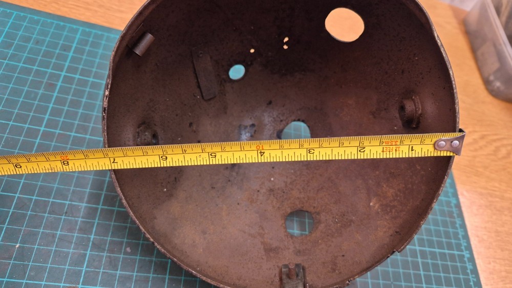 Original BSA Headlamp shell - 7 inch