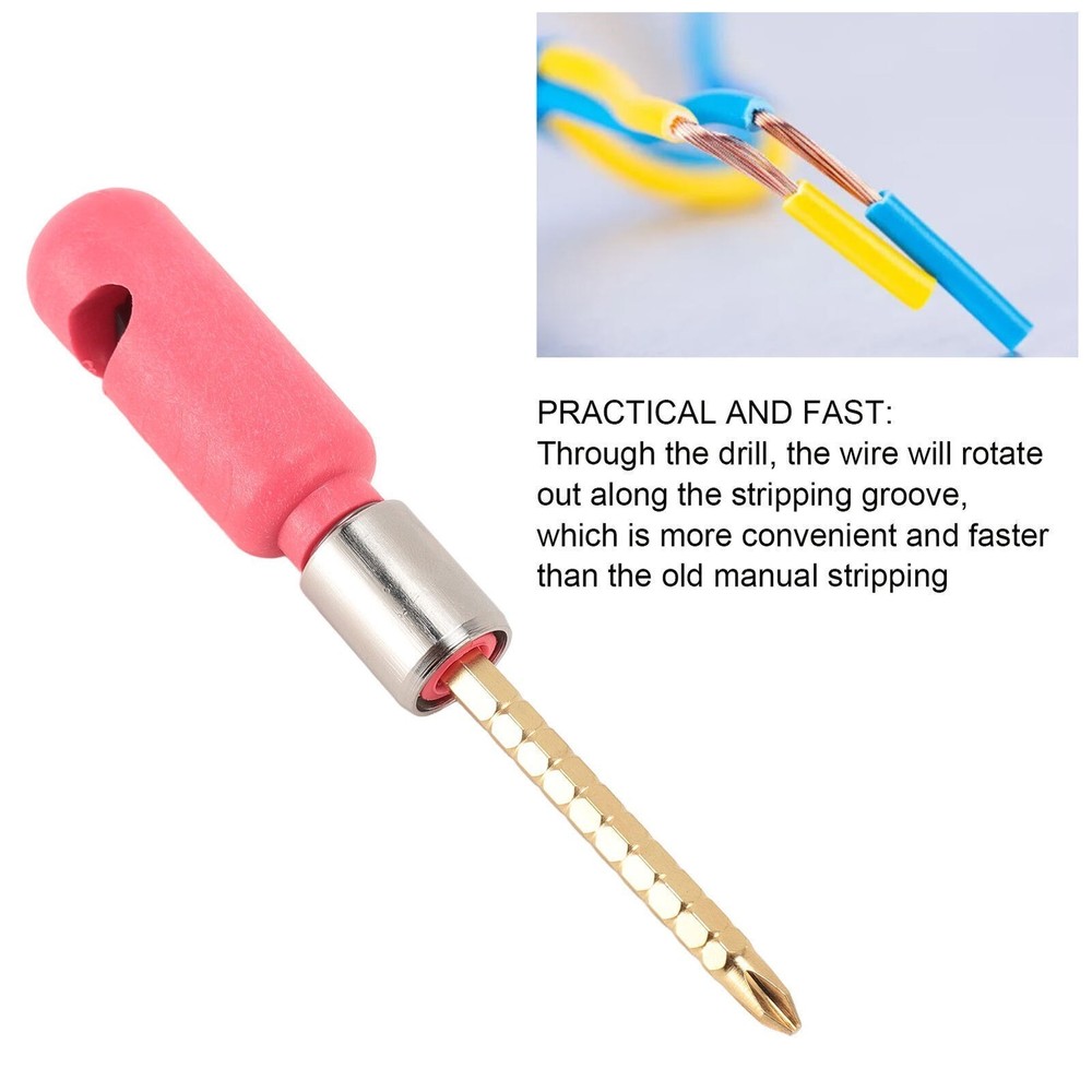 Wire Stripping Twisting Tool Professional Electric 2.5mm² Stripper Set Portable