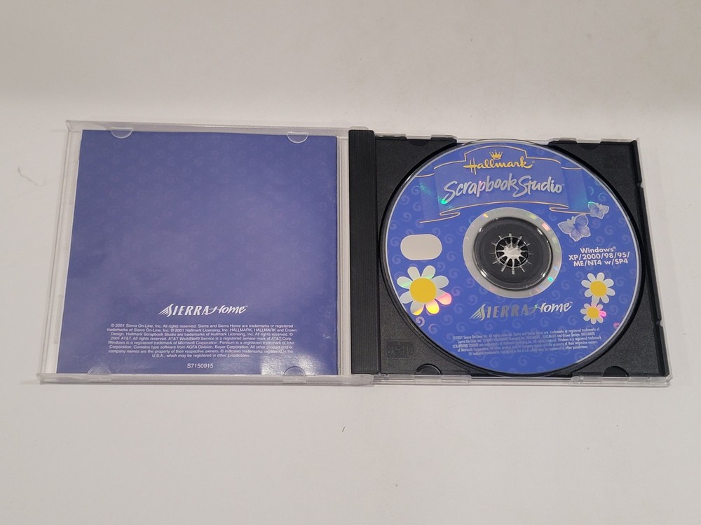 4 Creative PC CD-ROMs - Hallmark Scrapbook Studio, CreataCard, Greeting Cards