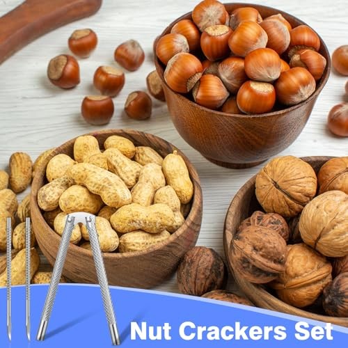 Nut Cracker Set, Nutcracker Tool, Lobster Crackers and Picks Set, 3 Pcs