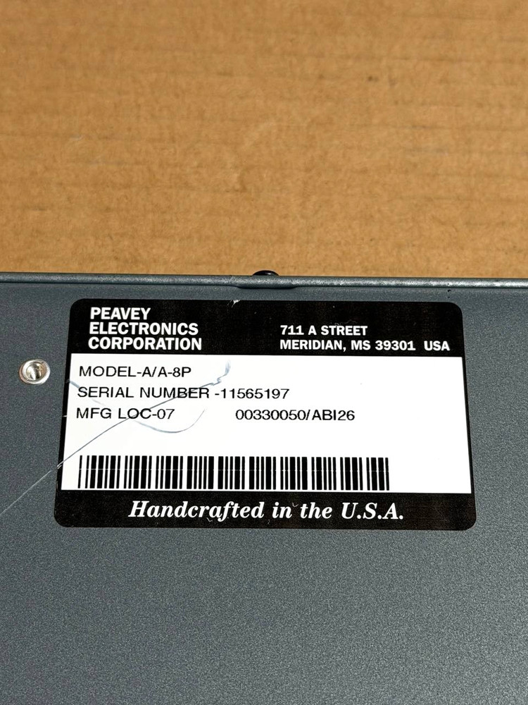 Peavey A/A - 8P Architectural Acoustics