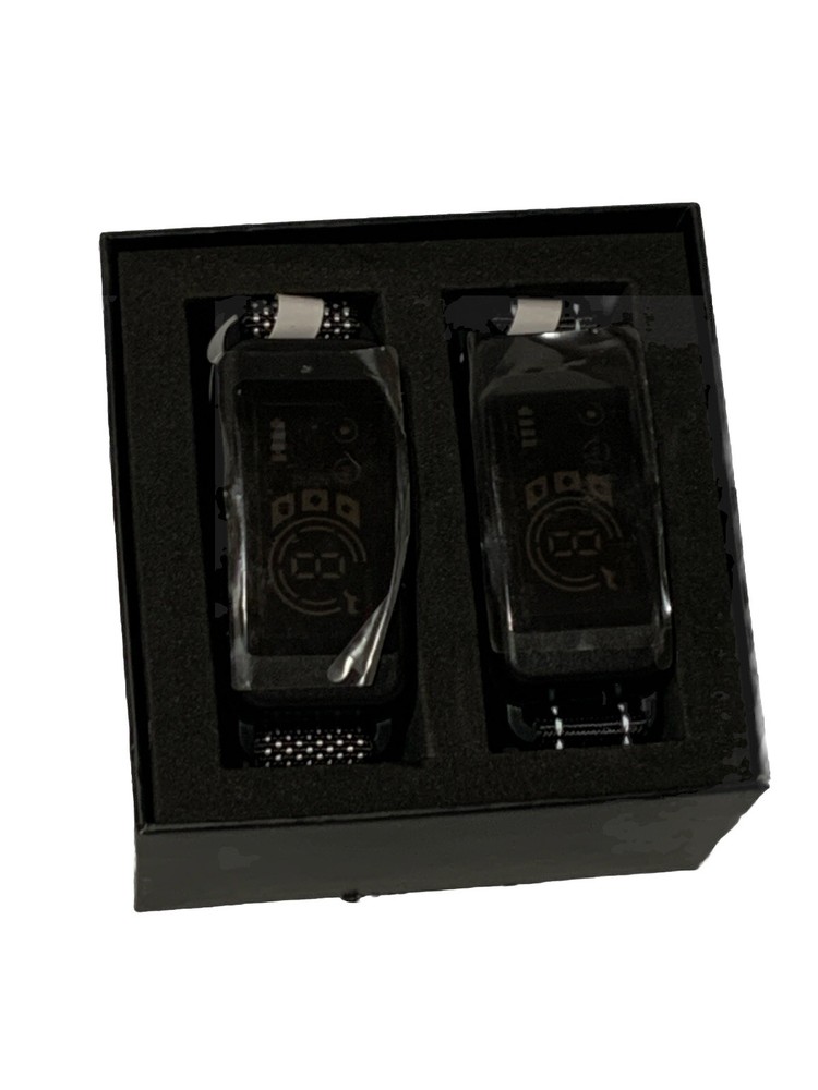Dog Bark Control Collar PL20 Black 4 Training Modes IP67 Waterproof - 2 Pack