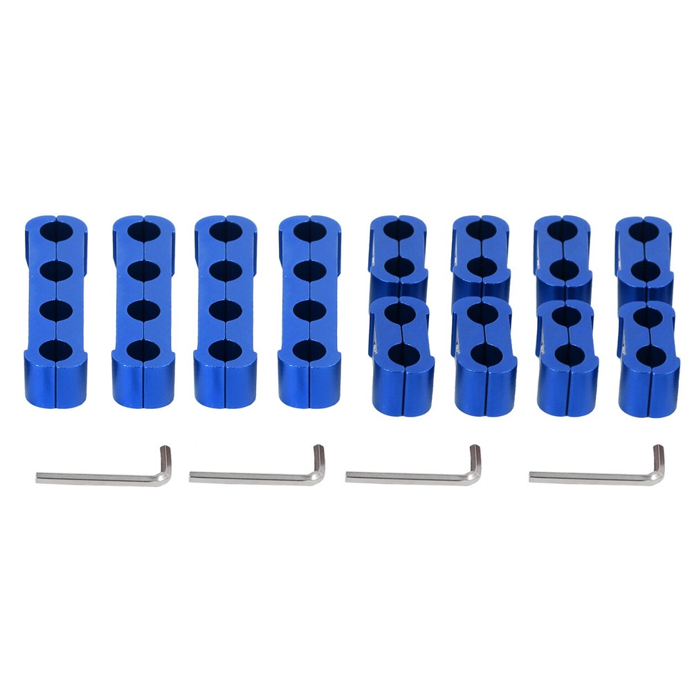 Spark Plug Wire Separator Spark Plug Wire Divider Fits For 8 9 10mm Blue 12Pcs