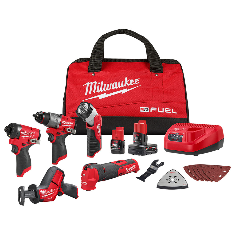 Milwaukee 3497-25 M12 5 Tool Combo Kit w/ Multi-Tool