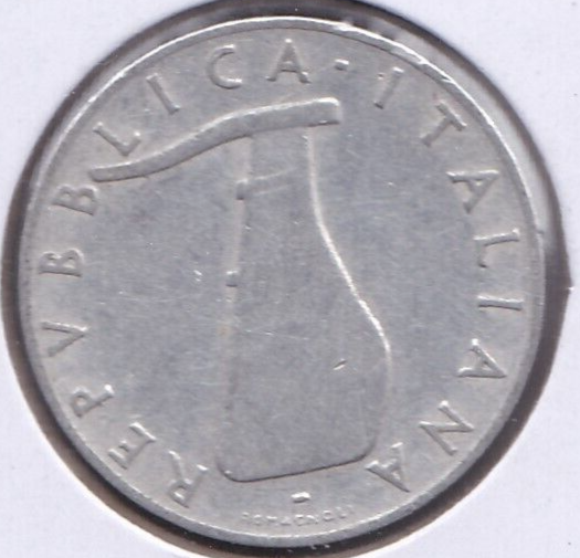 1954 Italy 5 Lire