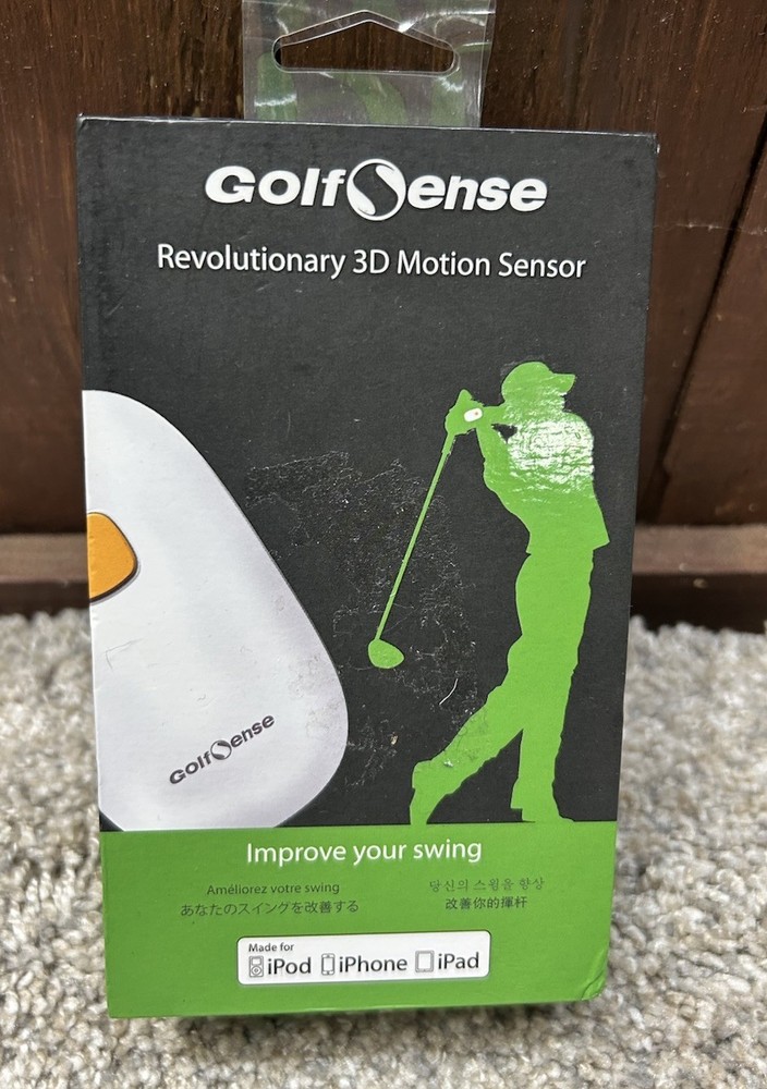 GolfSense Golf Swing Improver 3D Analyzer Motion Sensor for iPhone Untested