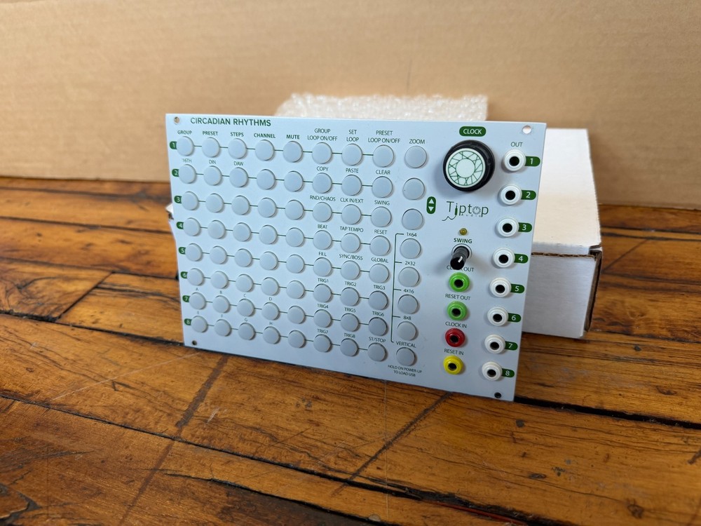 Tiptop Audio Circadian Rhythms Grid Gate Sequencer Eurorack Module