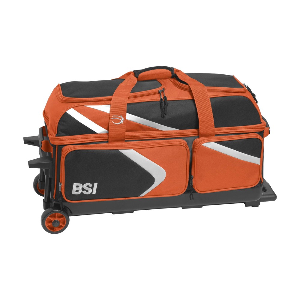 BSI Dash Triple Roller Bowling Bag, Smooth-Rolling League Carry