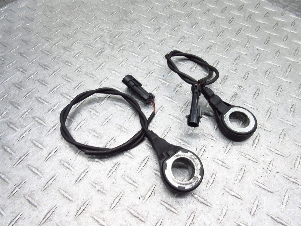 2009 Harley Electra Glide FLHTCU Front Rear ABS Brake Wheel Speed Sensor Pair