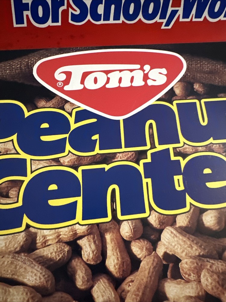 TOMS SNACK PEANUT CRACKER ADVERTISING SIGNS