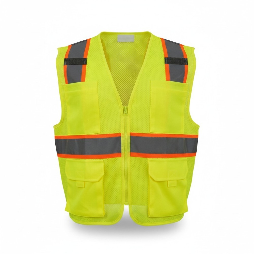 Yellow High Visibility Safety Vest.