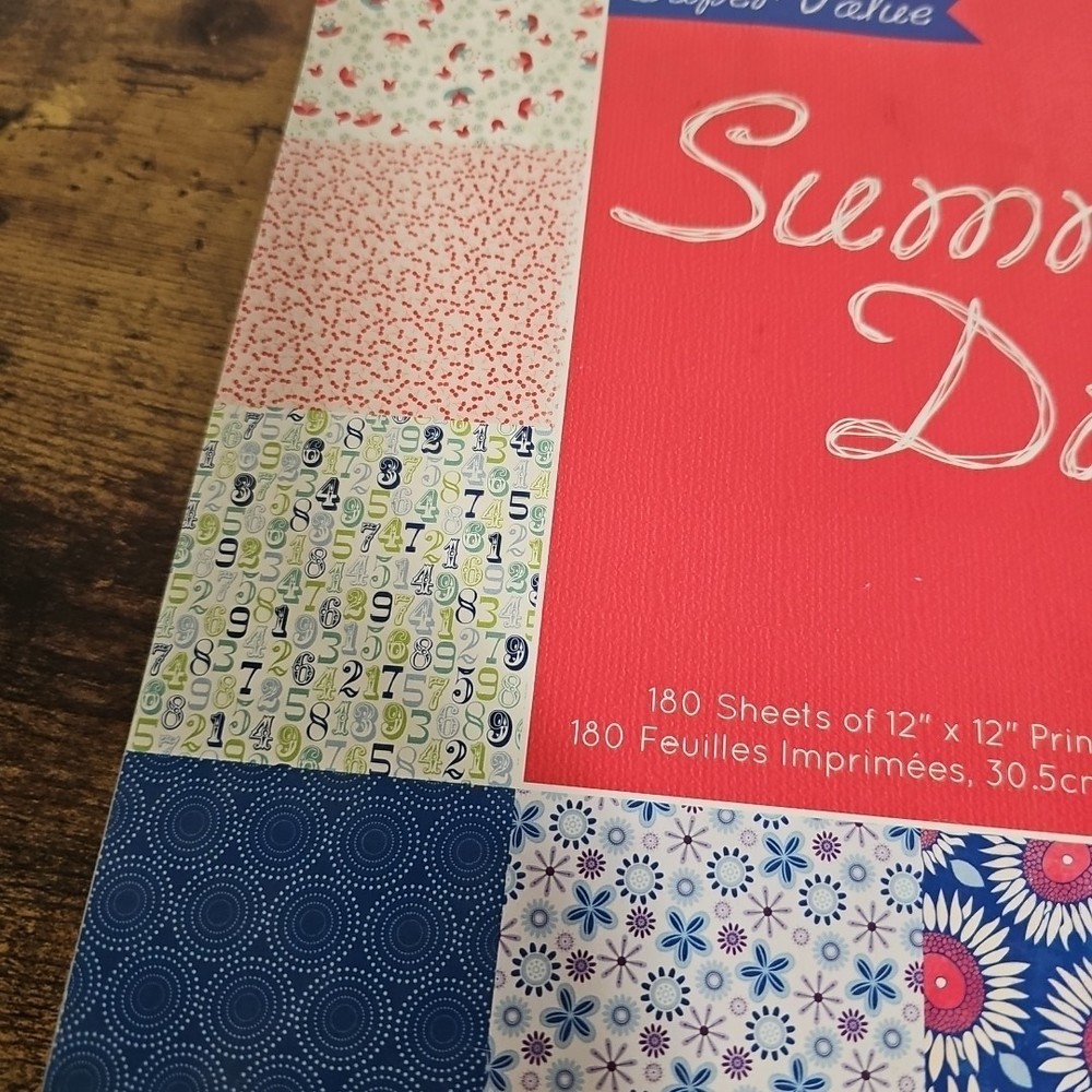 DCWV Patterned Paper 12X12 Summer Dreams Stacks Crafts