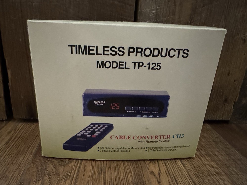 Timeless TP-125V Cable Converter (CH3) *NEW*