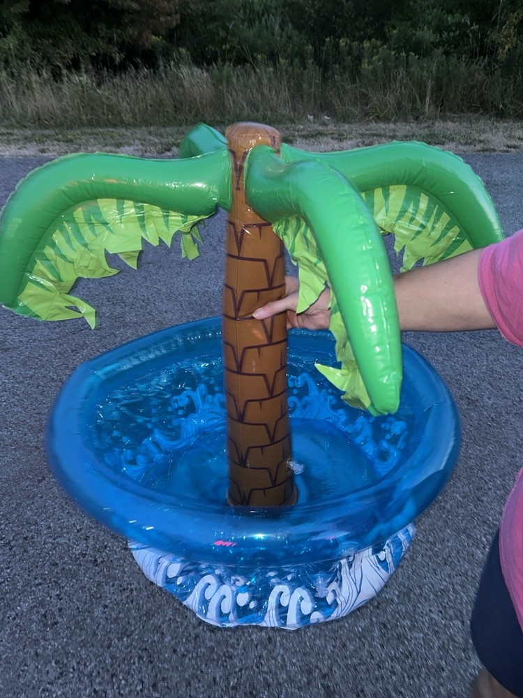 Inflatable Palm Tree Cooler Two Pack New With Box