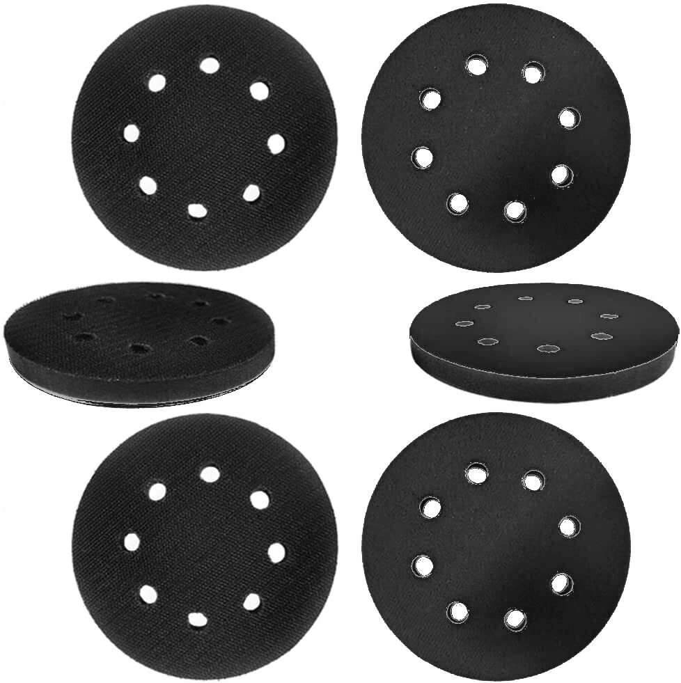 6" Hook & Loop Foam Interface Buffer Backing Pad for Sanding Pads Sanding Disc