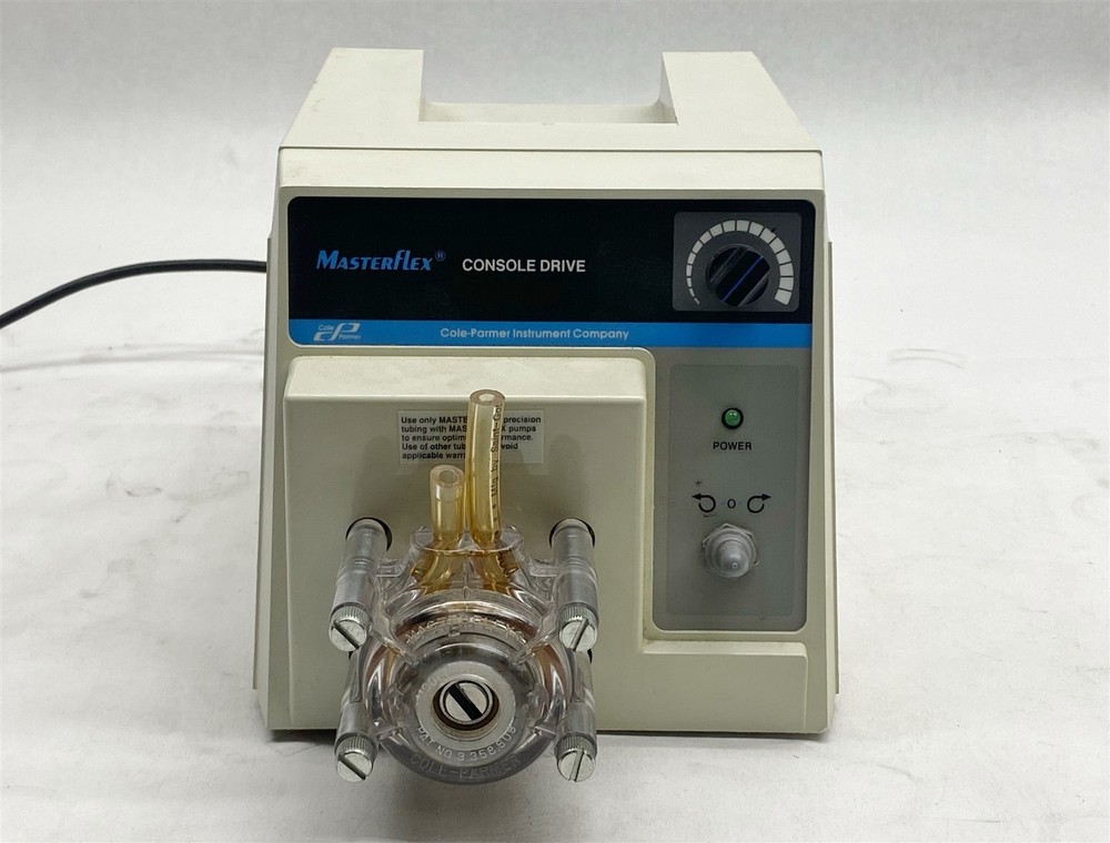 Cole Parmer MasterFlex Variable-Speed Console Drive Pump 7520-40 w/Head 7015-21
