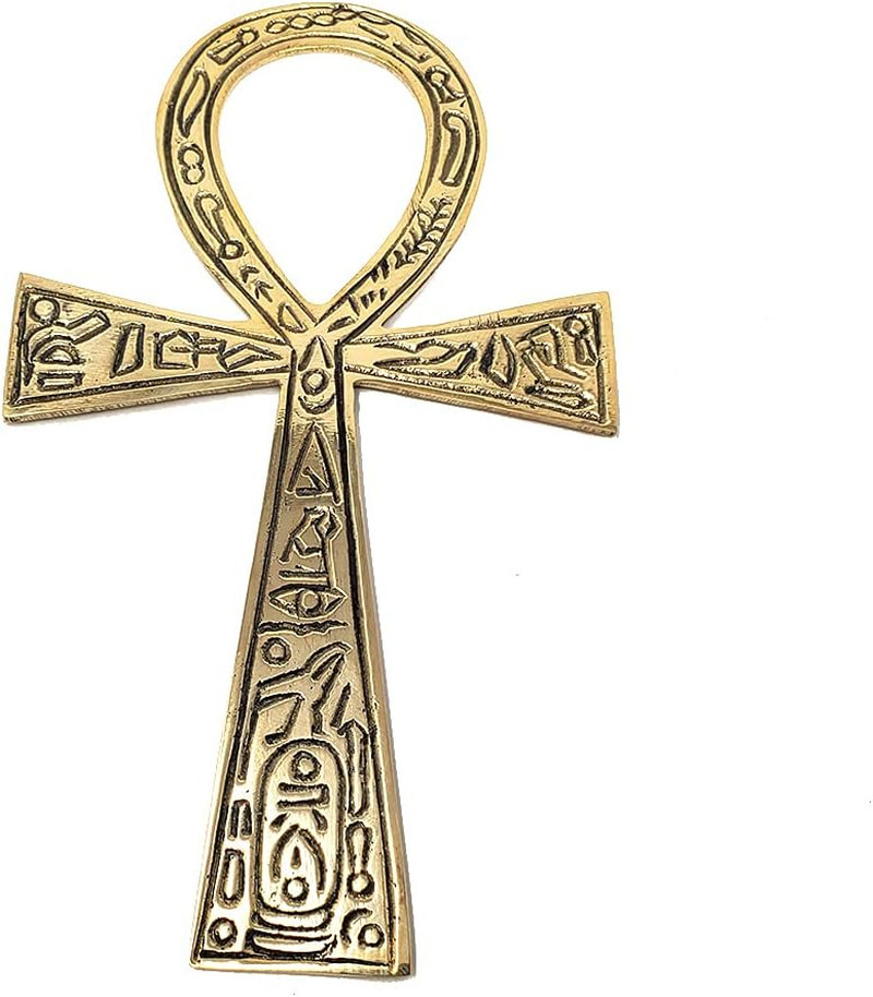 Solid Brass Ankh 6.25 ~ Perfect for Your Altar Wall Décor Gift Giving