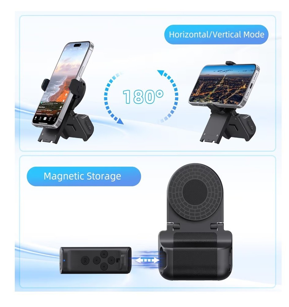 Bluetooth Remote Control Page Turner & Camera Shutter for iPhone iPad Android...