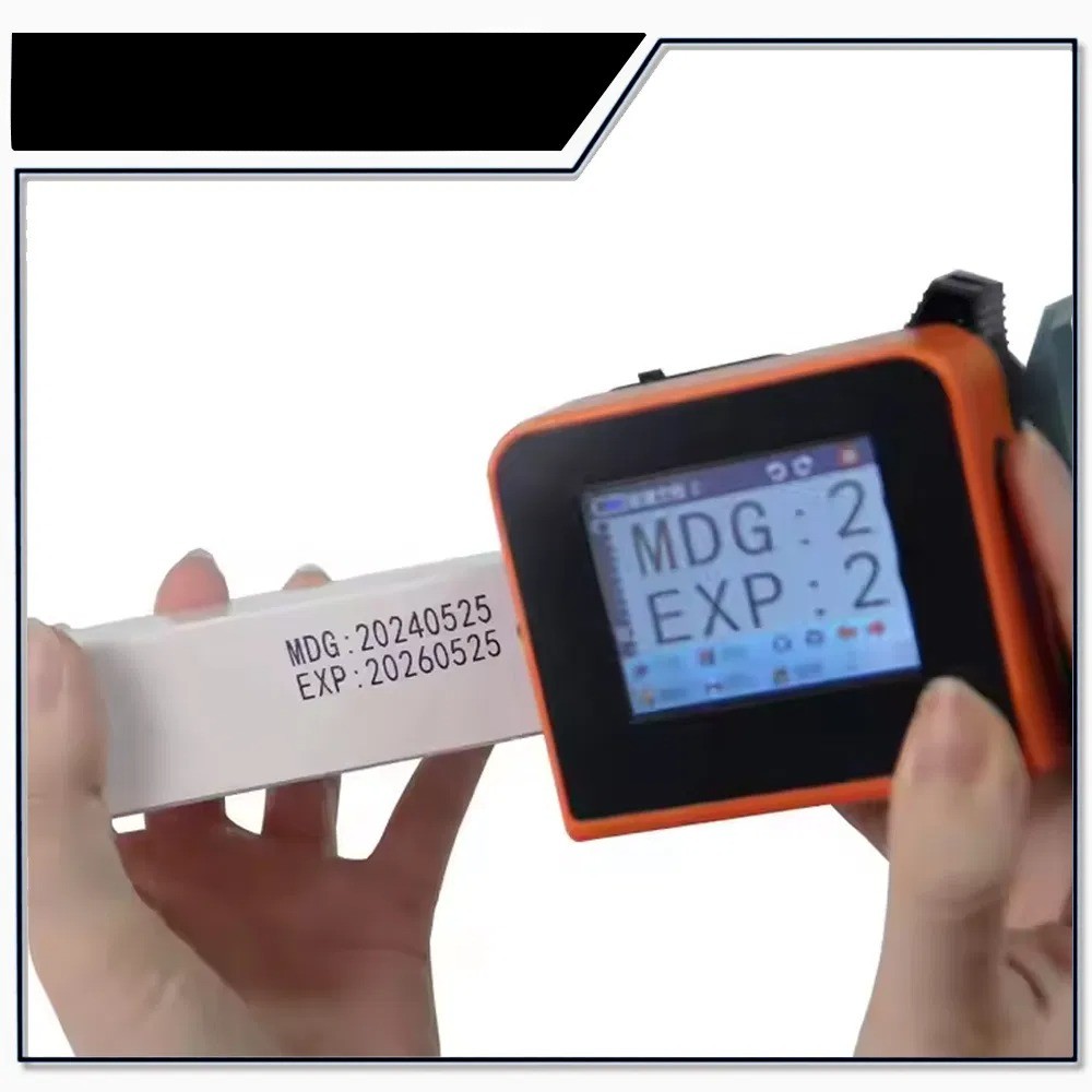 12.7mm Date Logo Plastic Bottle Portable Mini Thermal Handheld Inkjet Printer