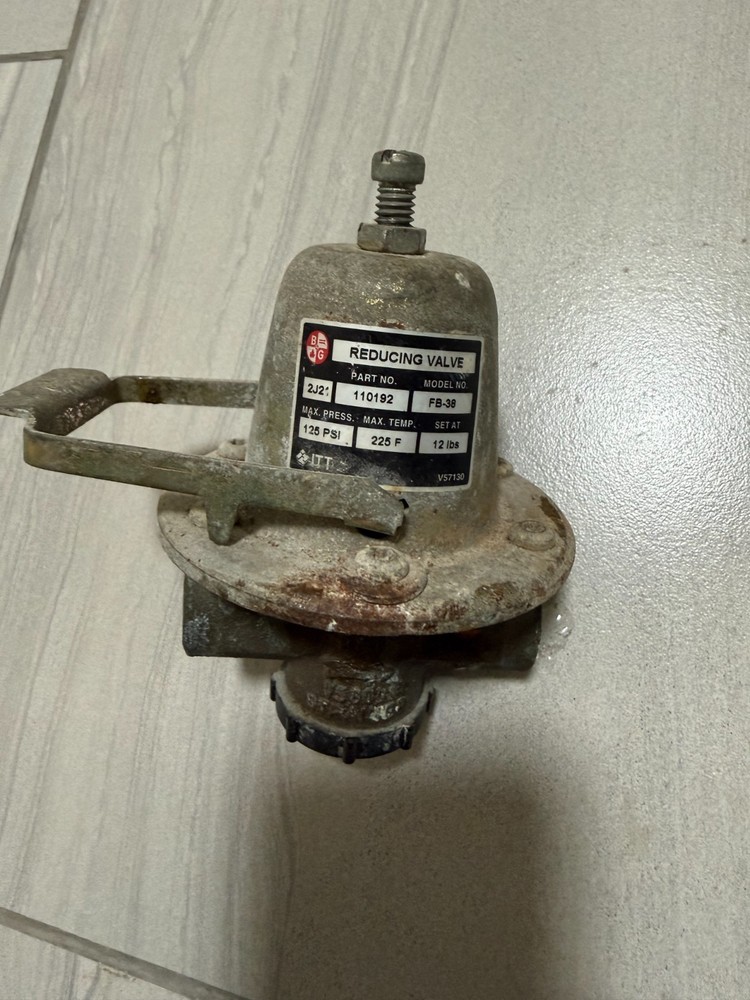 Bell & Gossett 110192LF FB-38 Pressure Reducing Valve 1/2" Lead Free.