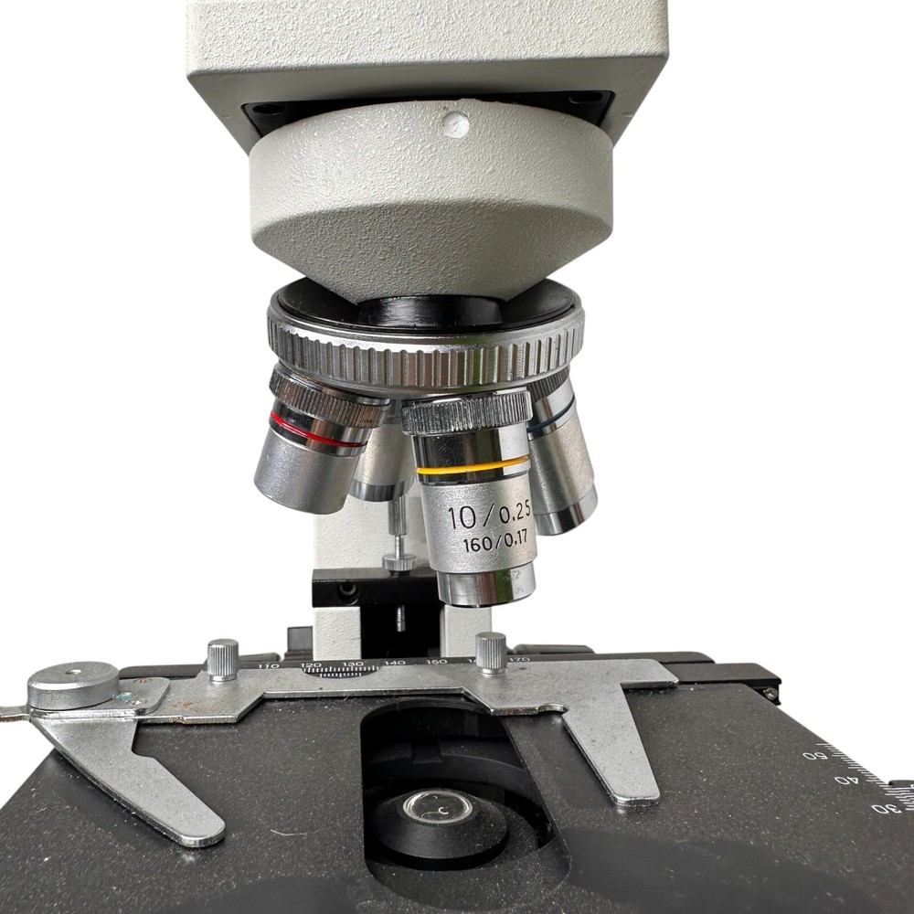 Ward’s Compound Student Microscope 4 Objectives Monocular 10X WF Eyepiece