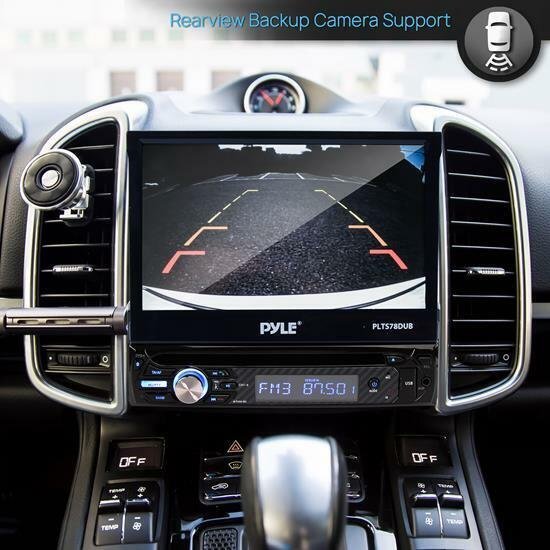 PYLE PLTS78DUB 7" TOUCH SCREEN CD/DVD/MP3 Car Player w/USB AUX Receiver