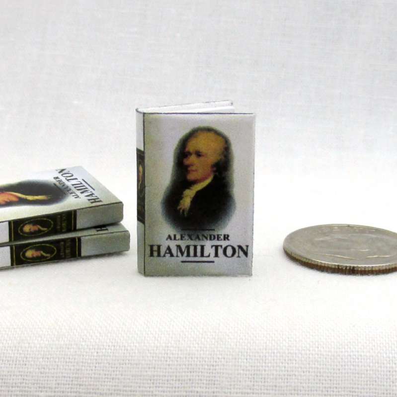 ALEXANDER HAMILTON 1:12 Scale Miniature Readable Book