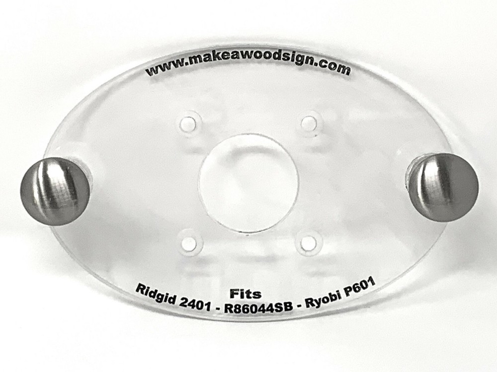 Ryobi P601 Cordless Compact Router Acrylic Base Plate