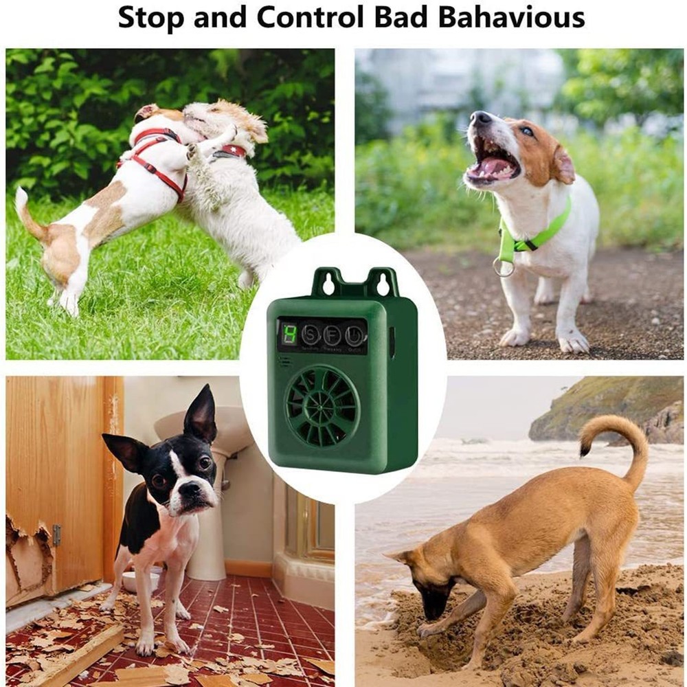 New Ultrasonic Anti Barking Device Dog Barking Control Training Silencer Tool