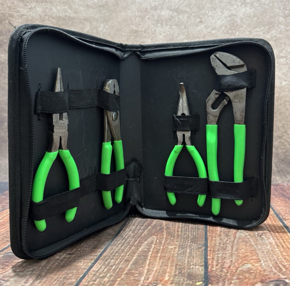 MAC Tools P301815G 5pc Pliers Set + Soft Case - MISSING ONE PIECE