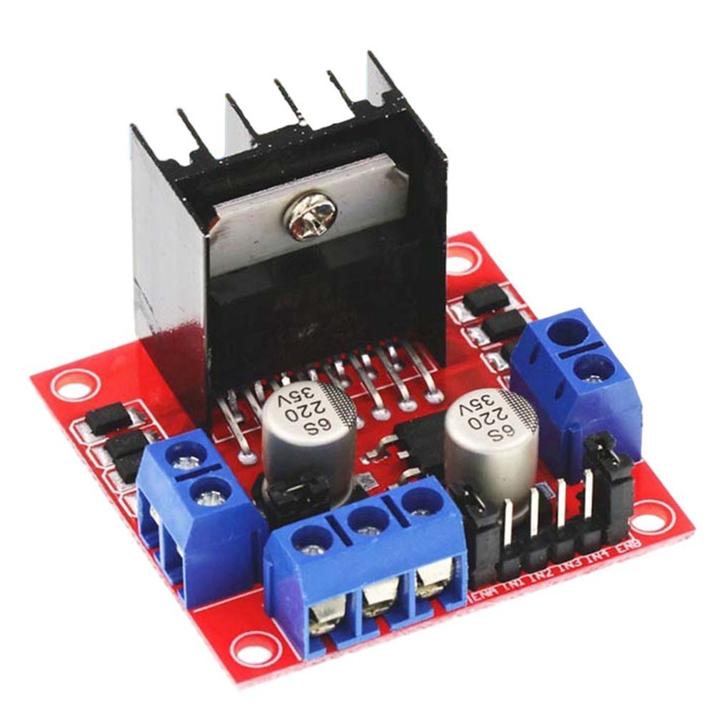 Advanced L298N Motor Driver Module for Robot and RC Car Projects