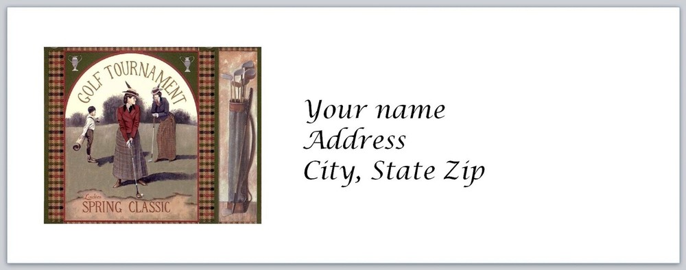 Personalized Address Labels Primitive Country (C 802)