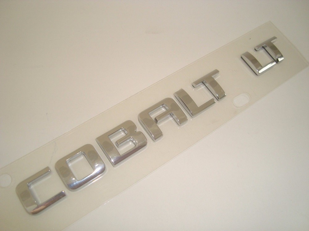 NEW CHROME COBALT LT SCRIPT EMBLEM CHEVROLET SS IMPALA CAPRICE CLASSIC