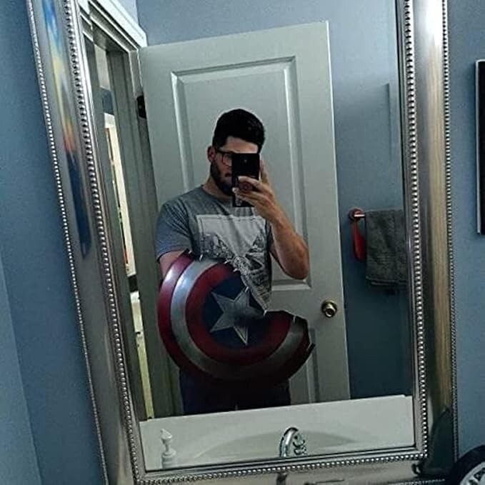 Captain America Shield Prop Handmade Replica First Avenger Shield Metal Shield
