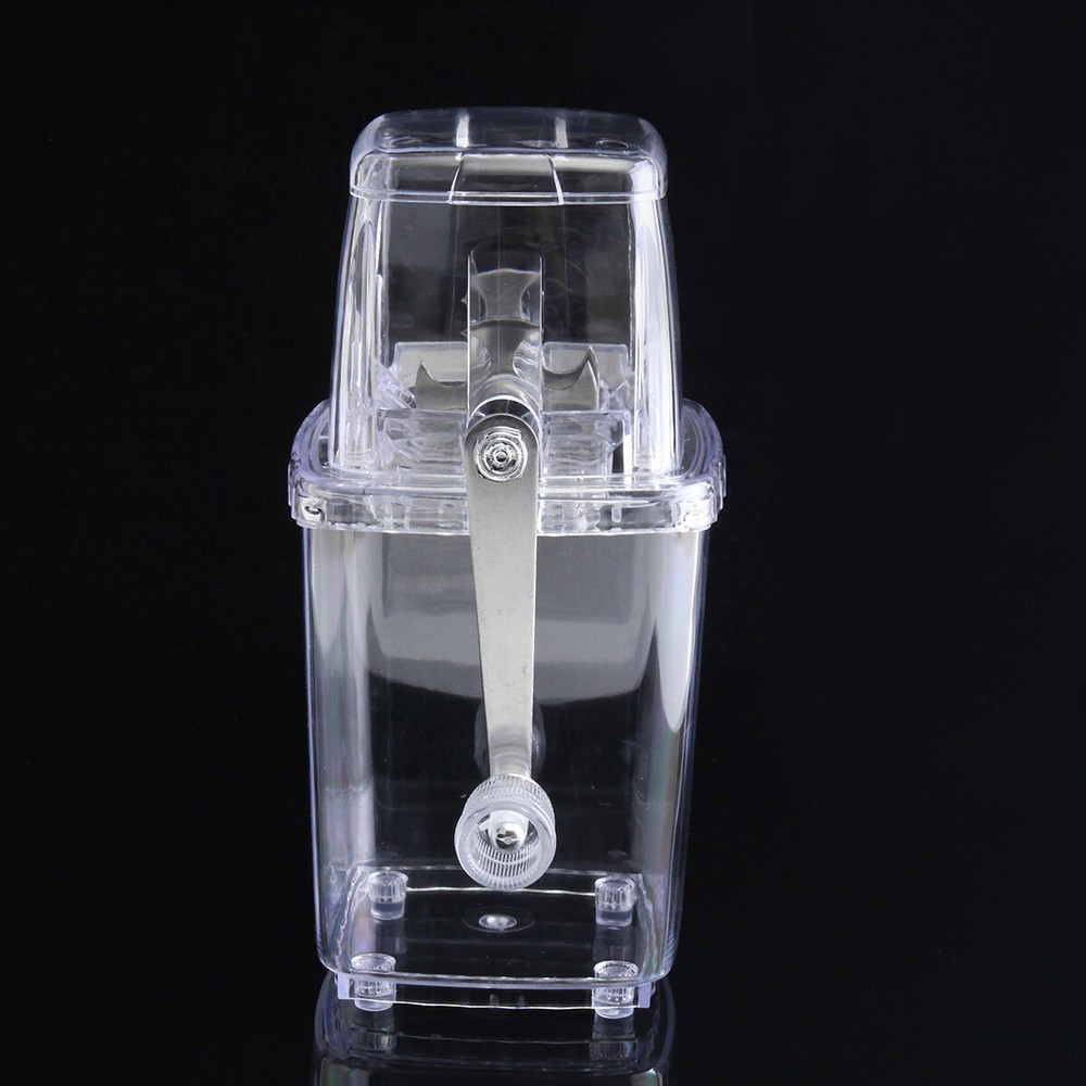 Manual Ice Crusher Shaver Shredding Snow Cone Maker Machine Cold Drink Bar Tool