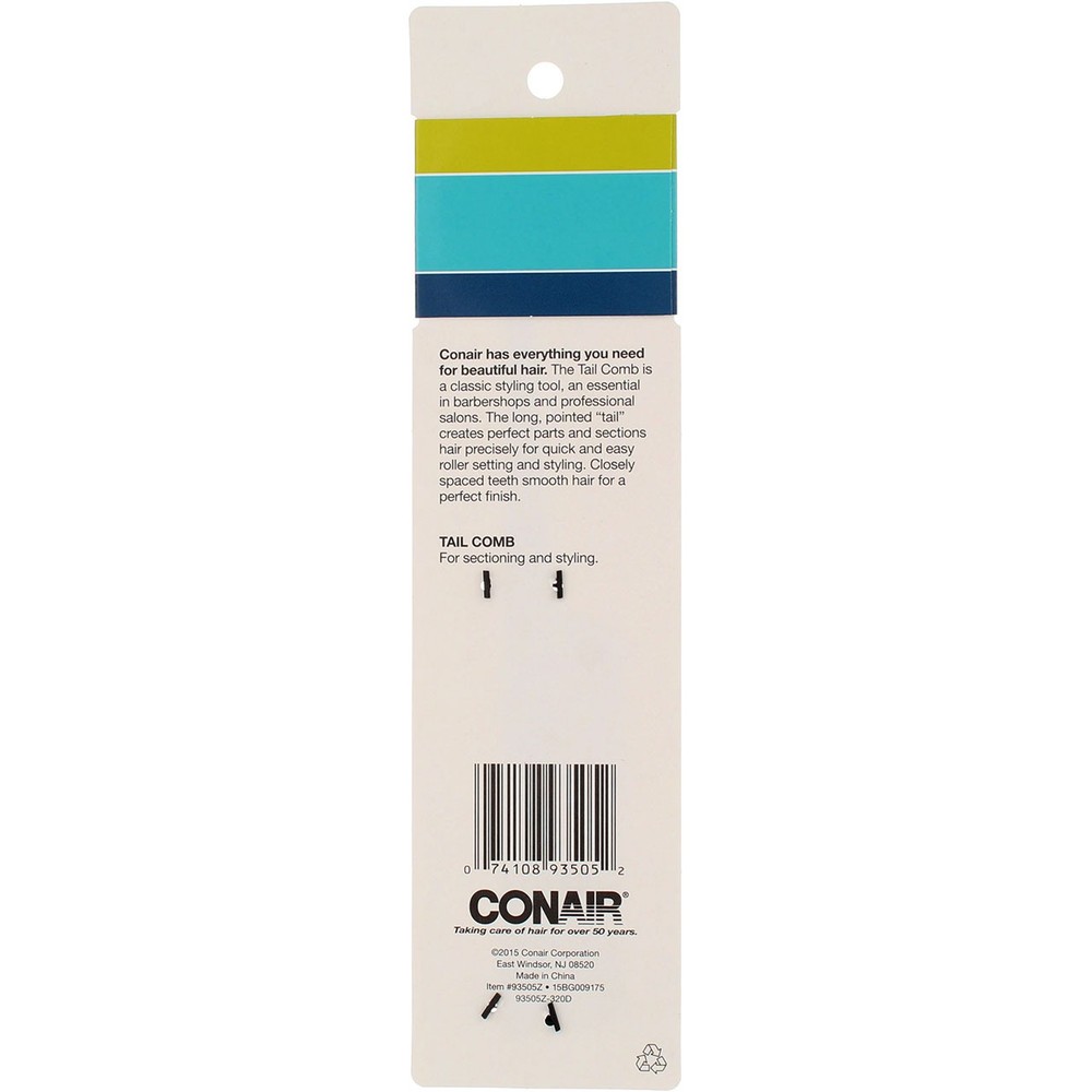 6 Pack Conair Lift & Section Hair Comb