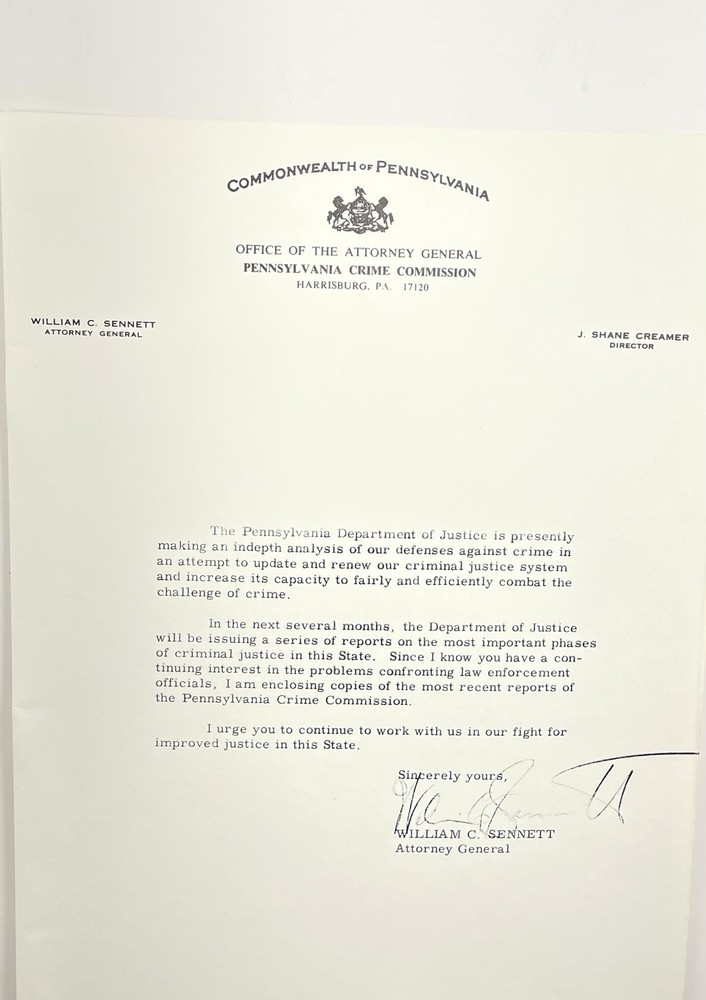 1969 PA Crime Commission Task Force Reports Corrections Alcohol Justice