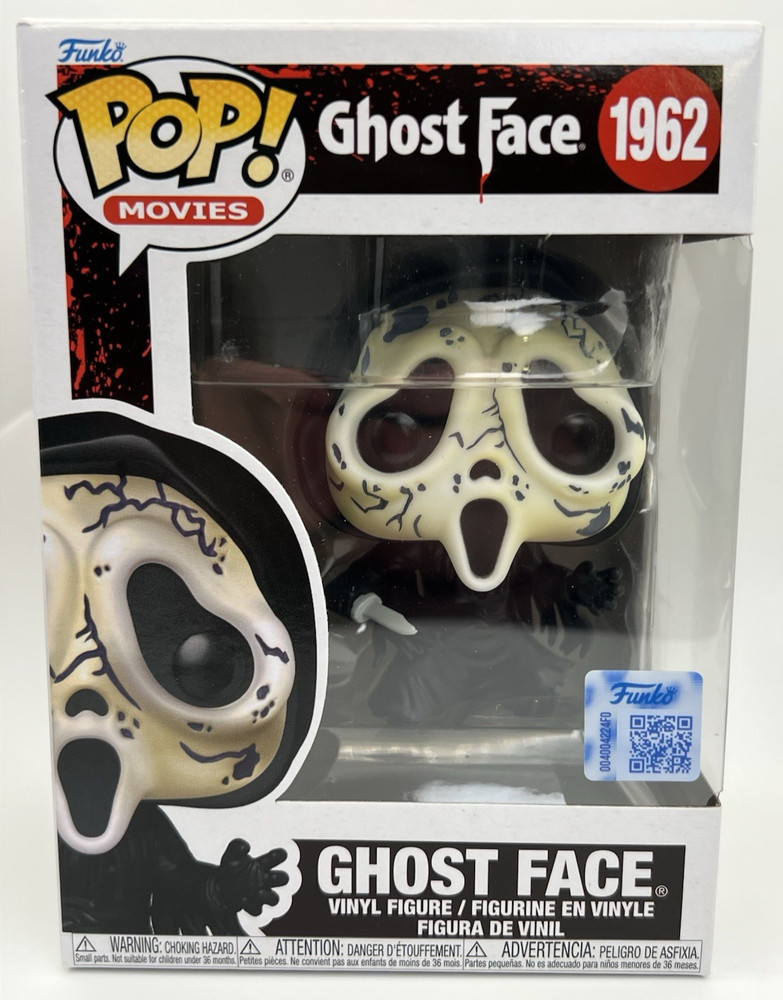 Funko Pop! Ghost Face Distressed #1962 Exclusive Vinyl Figure + PROTECTOR