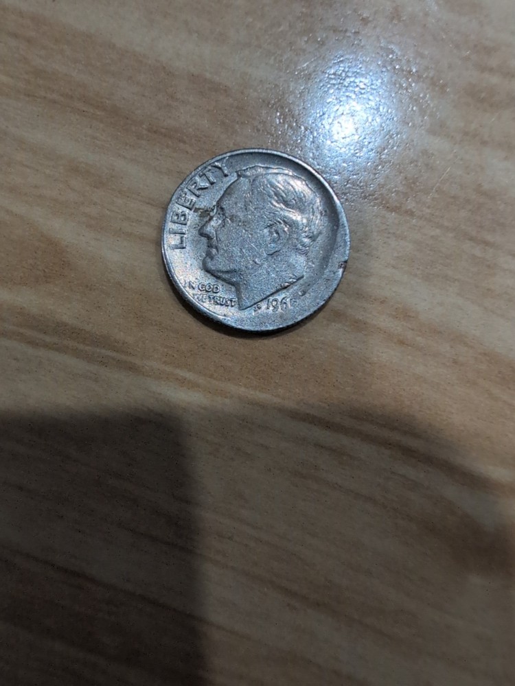 1965 Dime No Mint Mark Circulated