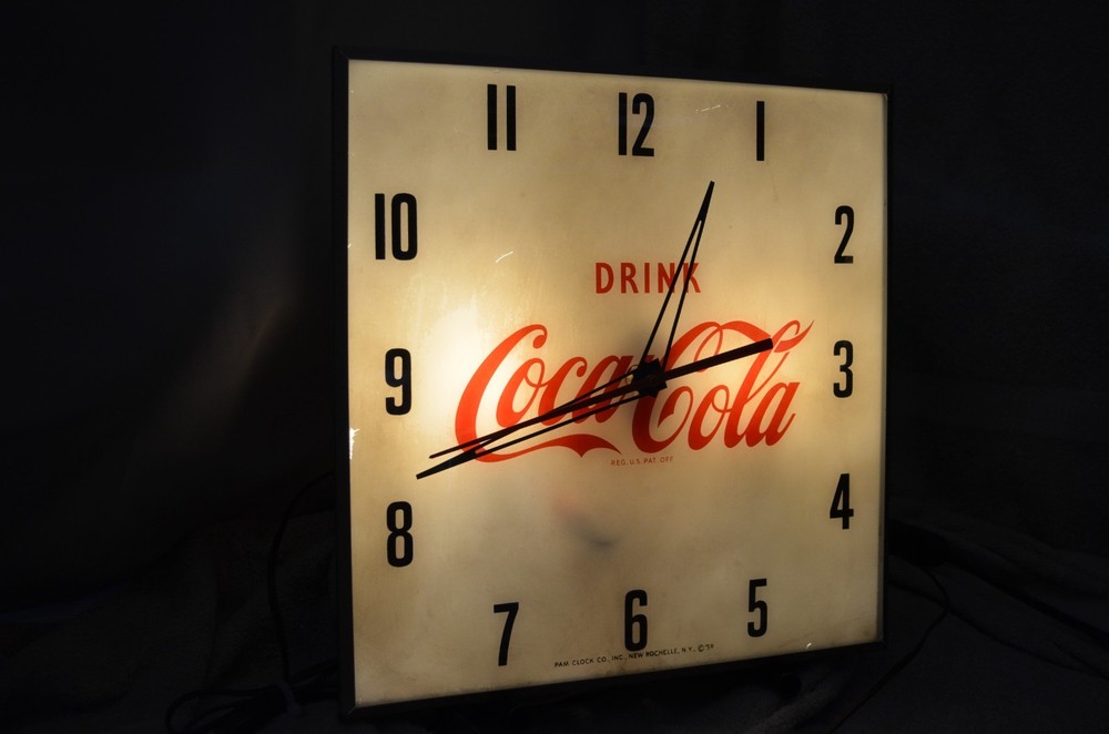 Coca Cola, Pam Clock Company, 1959