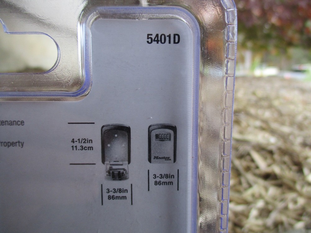 Master Lock Safe Space wall mount lock Box 5401D